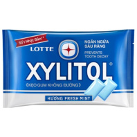 Жевательная резинка Xylitol Fresh Mint "Освежающая мята", Thai Lotte" 11,6гр., /уп.10шт./