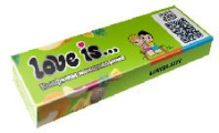 Жевательная конфета "Love is.." 20гр. /уп.24 шт./, дыня-ананас
