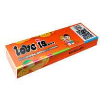 Жевательная конфета "Love is.." 20гр. /уп.24 шт./, манго-апельсин