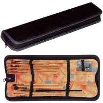 Пенал 1 отд. для кистей кожзам L=340