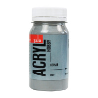 Краска акрил. "Акрил-Хобби" 100 мл, матовый, серый