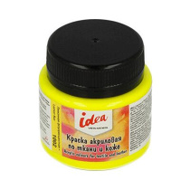 Краска акрил. по ткани "VISTA-ARTISTA" idea 50мл Лимонная флуоресцентная