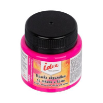 Краска акрил. по ткани "VISTA-ARTISTA" idea 50мл Розовая флуоресцентная
