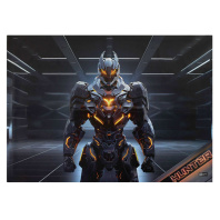 Клеенка для уроков труда "Огненный робот" 500*700мм, ПВХ, 130 мкм