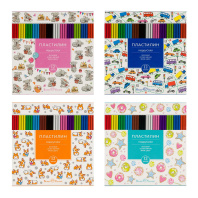 Пластилин 12цв 250гр. Happycolor, восковой