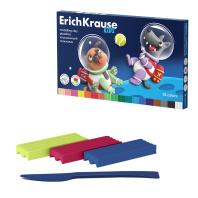 Пластилин 18цв 324гр. Erich Krause Kids Space Animals со стеком