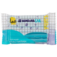 Пластилин классический  50 гр "Учись" голубой