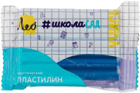 Пластилин классический  50 гр "Учись" синий