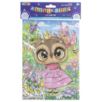 Аппликация из пайеток 17*23см "Совушка"