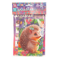 Аппликация из страз 10*15см "Ёжик"