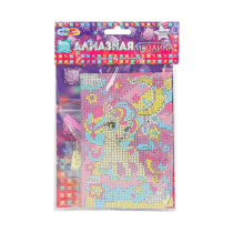 Аппликация из страз 10*15см "Пони"