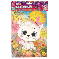 Аппликация из страз 17*23см "Котик"