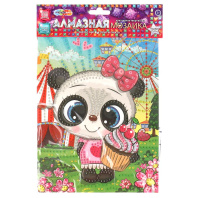 Аппликация из страз 17*23см "Пандочка"