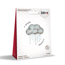 Набор  для вышивания "Брошь. Тучка" 5,5*6,5 см