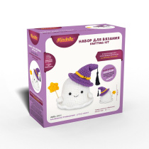 Набор для вязания игрушки "Маленькое привидение" 14+