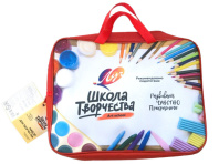 Набор д/рисования  15пр. "Школа творчества" в папке с ручками