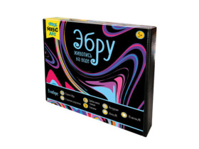 Набор д/рисования в технике эбру "Magic ART" краски, инструкция, заготовки