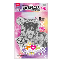 Раскраска антистресс 20*30см K-POP "Настроение мечтать" 4 рисунка