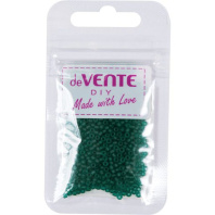 Бисер круглый "deVENTE. Frosted"  2 мм, 10гр, стекло, полупрозр., изумрудный