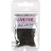 Бисер круглый "deVENTE. Frosted"  2 мм, 10гр, стекло, полупрозр., серый