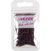Бисер круглый "deVENTE."  2 мм, 10гр, стекло, металлизир., фиолетовый