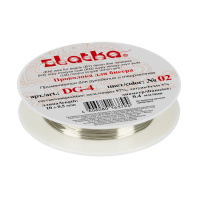 Проволока д/бисероплетения 0,4мм 10м серебро