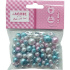 Бусины пласт. "deVENTE. Green Forest" мятно-розовые  от 6 до14мм 100 шт.