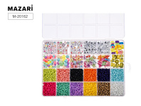 Набор бусин и бисера для творчества "13" Набор бусин и бисера для творчества "13"