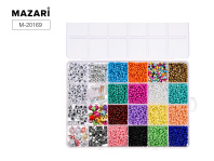 Набор бусин и бисера для творчества 16 Набор бусин и бисера для творчества 16