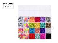 Набор бусин и бисера для творчества 19 Набор бусин и бисера для творчества 19