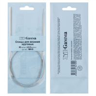 Спицы GAMMA d=2.0 мм 80 см круговые металл с металл. леской.