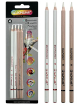 Набор полирующих карандашей и карандашей-блендеров 4шт ACMELIAE