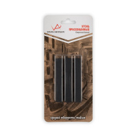 Уголь прессованный "VISTA-ARTISTA" 3шт средней твердости, в бруске