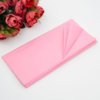 Бумага тишью 50*66см, 14гр/м2, Розовая, 10шт/уп Бумага тишью 50*66см, 14гр/м2, Розовая, 10шт/уп