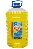 Средство для мытья посуды Радуга 5 л Лимон ПЭТ