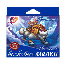 Мелки восковые масляные ЛУЧ "Фантазия" 12цв. 9,5*90мм