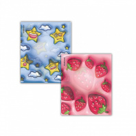 Набор обложек для тетрадей и дневн. (212х347мм), 80мкм, Bouncy  (12шт)