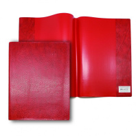 Обложка для классн. журнала (310*440) мягкая ПВХ красная