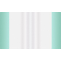 Обложка для тетрадей и дневн. (209*350) ПВХ 110мкм прозр., с зеленым.клапаном