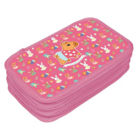 Пенал 3 отд. (205*125*55) молния, лам.картон "Капибара и зверята"