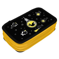 Пенал 3 отд. (205*125*55) молния, лам.картон "Под водой" с эффектом МЕТАЛЛ