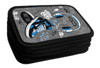 Пенал 3 отд. (205*125*55) молния, лам.картон "Стрит-спорт"