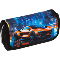 Пенал-косметичка (205*95*70) молния, кожзам Fast Or Last", наружн.карман,створка на липучке