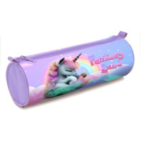 Пенал-тубус (210*70*70) молния, ткань "Зефирная единорожка"