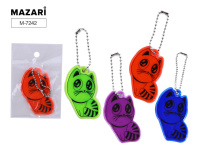 Брелок светоотражающий пластик осн. "Кот" ассорти Брелок светоотражающий пластик осн. "Кот" ассорти