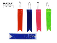 Брелок светоотражающий пластик осн. "Флажок" ассорти Брелок светоотражающий пластик осн. "Флажок" ассорти