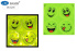 Наклейки светоотражающие "Смайлы" 4шт.