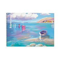 Альбом для рисования с пластиковой обложкой на спирали ErichKrause Art Spirit, А4, 30 листов