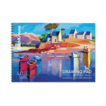 Альбом для рисования с пластиковой обложкой на спирали ErichKrause Art Spirit, А4, 40 листов