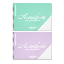 Альбом для рисования с пластиковой обложкой на спирали ErichKrause Dream, А4, 30 листов_MIX-PACK